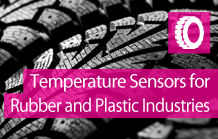 Temperature sensors for rubber and plastic Industries